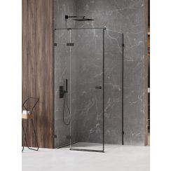 New Trendy Avexa Black XR cabina de ducha 90x70 cm rectangular negro mate/vidrio transparente EXK-6855