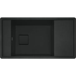 Franke Fresno fregadero de granito 87.7x49.5 cm negro 114.0721.148