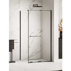 New Trendy Smart Black kabina prysznicowa 130x80 cm prostokątna czarny mat/szkło przezroczyste EXK-6654