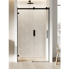 New Trendy Softi X Black puerta de ducha 120 cm corredera negro mate/vidrio transparente EXK-5355