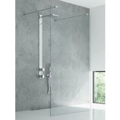New Trendy New Modus ścianka prysznicowa walk-in 130 cm chrom połysk/szkło przezroczyste EXK-5497