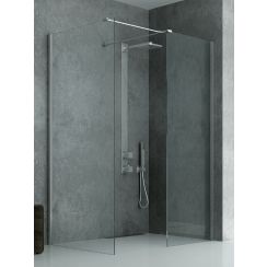 New Trendy New Modus kabina prysznicowa walk-in 130x100 cm prostokątna chrom połysk/szkło przezroczyste EXK-5524