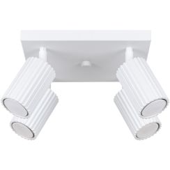 Sollux Lighting Karbon lámpara de techo 4x10 W blanco SL.1545