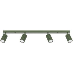 Sollux Lighting Karbon lámpara de techo 4x10 W verde SL.1622