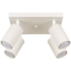 Sollux Lighting Karbon lámpara de techo 4x10 W beige SL.1602