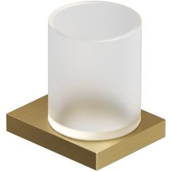 Kludi Vela C recipiente para cepillos de dientes blanco-oro 31975N0