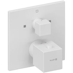 Kludi Decus grifo de bañera y ducha empotrado con termostato blanco 548105375