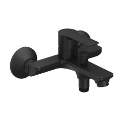 Ravak Solar grifo de bañera y ducha a pared negro X070491