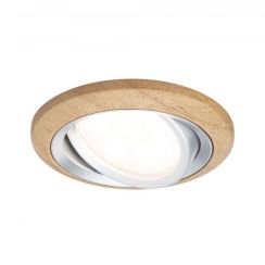 Paulmann Lanati lámpara empotrada 1x6 W madera 92240