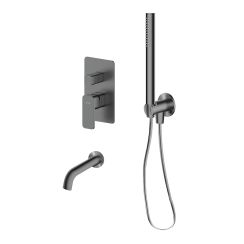 Conjunto grifo de bañera y ducha Oltens Hadsel 34108400, caño de grifo Oltens Molle 39100400, 39304400, 37102400, 37200400