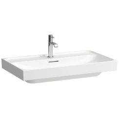 Laufen Meda lavabo 80x46 cm rectangular clásico blanco mate H8161177571041
