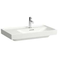 Laufen Meda lavabo 80x46 cm rectangular clásico-para mueble blanco mate H8171157571041