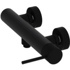 LaVita Orion grifo para ducha a pared negro 5900378341529