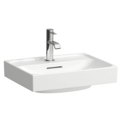 Laufen Meda lavabo 45x35 cm rectangular clásico blanco mate H8161117571041