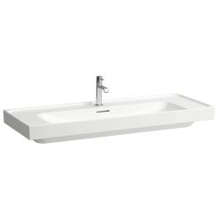 Laufen Meda lavabo 120x46 cm rectangular clásico-para mueble blanco brillante H8141114001041
