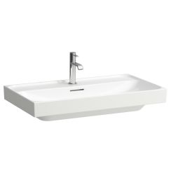 Laufen Meda lavabo 80x46 cm rectangular clásico-para mueble blanco brillante H8101174001091