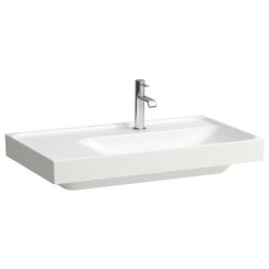 Laufen Meda lavabo 80x46 cm rectangular clásico-para mueble blanco brillante H8171154001091