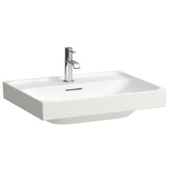 Laufen Meda lavabo 60x46 cm rectangular clásico-para mueble blanco brillante H8101134001041