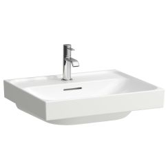 Laufen Meda lavabo 55x46 cm rectangular clásico blanco brillante H8161124001091