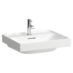 Laufen Meda lavabo 55x46 cm rectangular clásico-para mueble blanco brillante H8101124001041