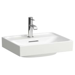 Laufen Meda lavabo 45x35 cm rectangular clásico blanco brillante H8161114001041