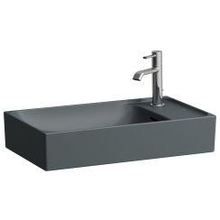 Laufen Meda lavabo 60x35 cm rectangular sobre encimera mate H8121137581061