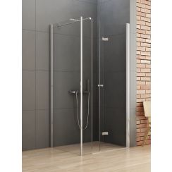 New Trendy New Soleo cabina de ducha 100x70 cm rectangular cromo brillo/vidrio transparente K-0620