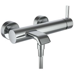 Laufen Meda grifo de bañera y ducha a pared cromo HF506660100600
