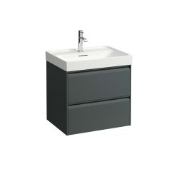 Laufen Meda armario 58.4x44.8x51.5 cm suspendido, para lavabo gris H4215720112661