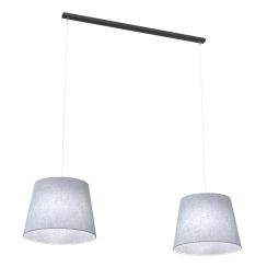 Emibig Epoca lámpara colgante 2x10 W negro-gris/gris ceniza 1405/2