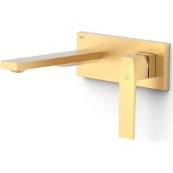 Tres Slim grifo para lavabo empotrado oro 20230031OM