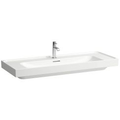 Laufen Meda lavabo 120x46 cm rectangular clásico-para mueble blanco mate H8141117571071