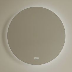 Kronenbach Moon espejo 50x50 cm circular con iluminación con lámina calefactora KBM50