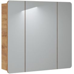 Comad Aruba armario 80x16x75 cm con espejo roble ARUBA 843 -80CM FSC