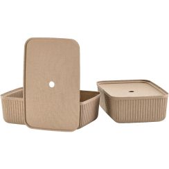 Zone Denmark Pulp recipiente para baño marrón 31776