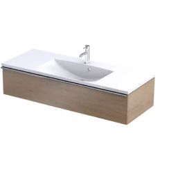 Oristo Etna armario 119.6x45.5x25 cm suspendido, para lavabo roble OR52-SD1S-120-78