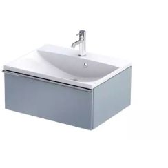 Oristo Etna armario 59.6x45.5x25 cm suspendido, para lavabo azul OR52-SD1S-60-16