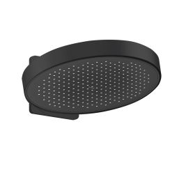 Oltens Regna ducha con efecto lluvia 32x32 cm circular negro mate 37009300