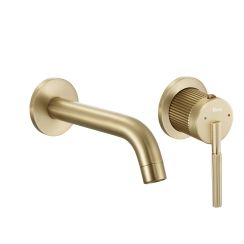 Rea Argon grifo para lavabo empotrado oro REA-B7808