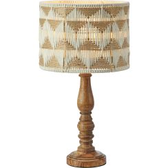 Markslöjd Ano lámpara de sobremesa 1x40 W marrón-beige 108826
