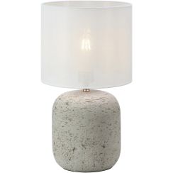 Markslöjd Montagna lámpara de sobremesa 1x40 W gris-cemento 108862