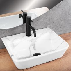 Rea Altea lavabo 45.5x36 cm sobre encimera brillante REA-U9242