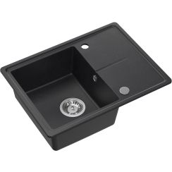Quadron Tony fregadero graniteq 60x45 cm negro HTO6045CZK