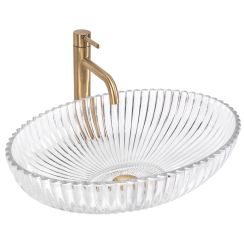 Rea Nicole lavabo 51x34.5 cm oval sobre encimera REA-U4701