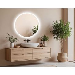 Venti Koło Led espejo 60x60 cm circular con iluminación 5907459662894