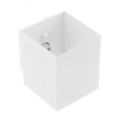 GTV Campione lámpara de pared 1x40 W blanco OS-CAMD40WG9KW-10