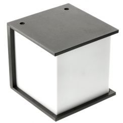 GTV Leo lámpara de pared para exteriores 1x18 W negro OS-LEOE27B-10