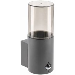 GTV Medio-Au Pir lámpara de pared para exteriores 1x15 W grafito OS-MED0AUP-30