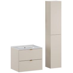 Conjunto armario Comad Dalia Cashmere DALIA CASHMERE 82-60-46-2S, lavabo Comad Lava UM-CFP LAVA 60D, DALIA CASHMERE 80-30-1D