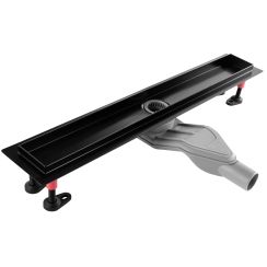 Rea Neox Superflow desagüe lineal 60 cm negro REA-G7805